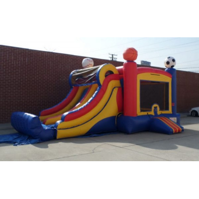 4 in 1 Sports Combo Bouncer &amp; Slide