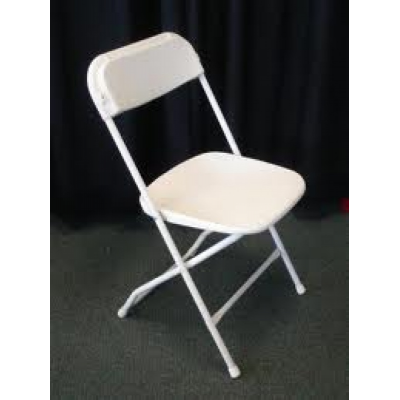 White Folding Chair